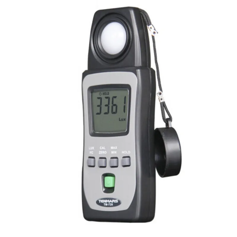 Легкий измеритель TENMARS TM-720 Pocket Size LUX/FC Измерение интенсивности освещения дисплеев