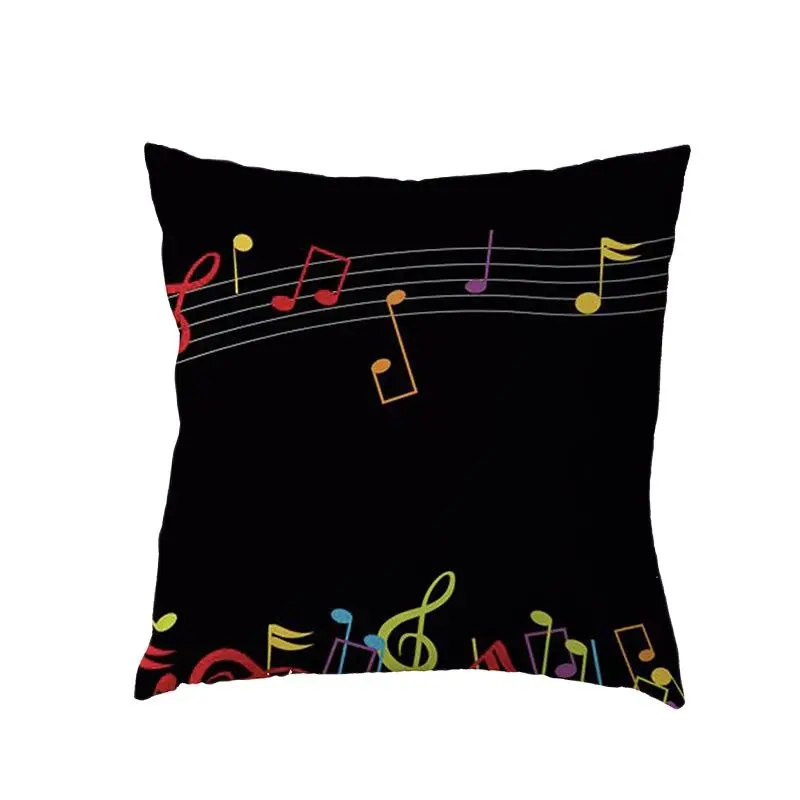 Простой белый Чехол на подушку в скандинавском стиле для скрипки пианино