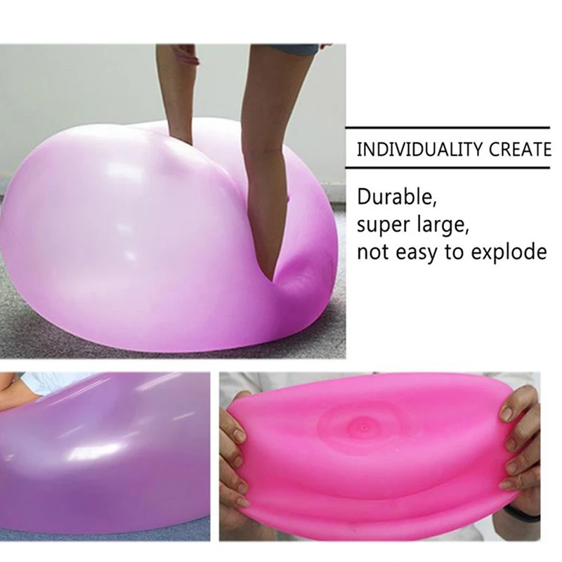 

Kids Indoor Outdoor Inflatable Ball Games Toys Soft Air Water Filled Bubble Ball Blow Up Balloon Toy Fun Party Game Great Gifts