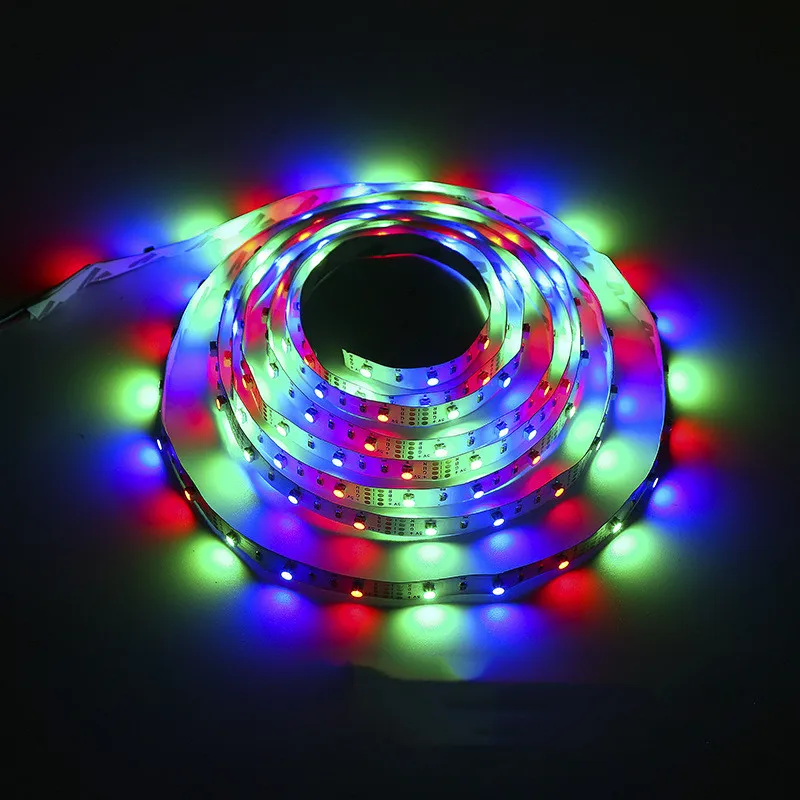 Светодиодный светильник бар 3528 RGB ТВ фон светильник набор эпоксидной Водонепроницаемый в наборе разноцветные мягкие трусы светильник инфракрасный датчик ультра-бар дистанционного USB 5V декоративный светильник полосы