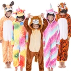 Кигуруми Kigurumi для детей в виде единорога, панды, льва