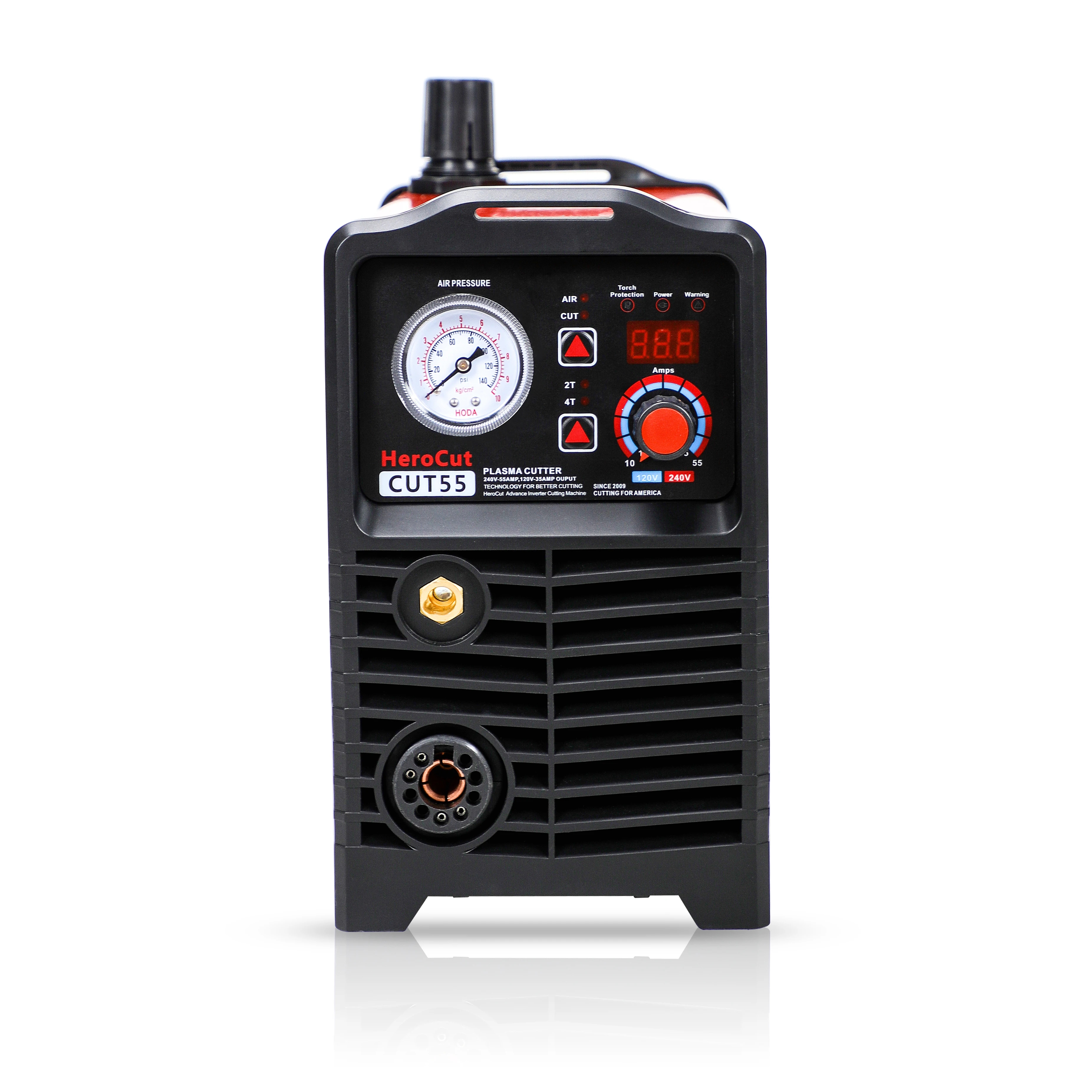 CNC IGBT Cut55 lcd Blow-back Non-HF Пилот дуговой плазменной резки напряжение 120 В/240 в, плазменный резак с ЧПУ