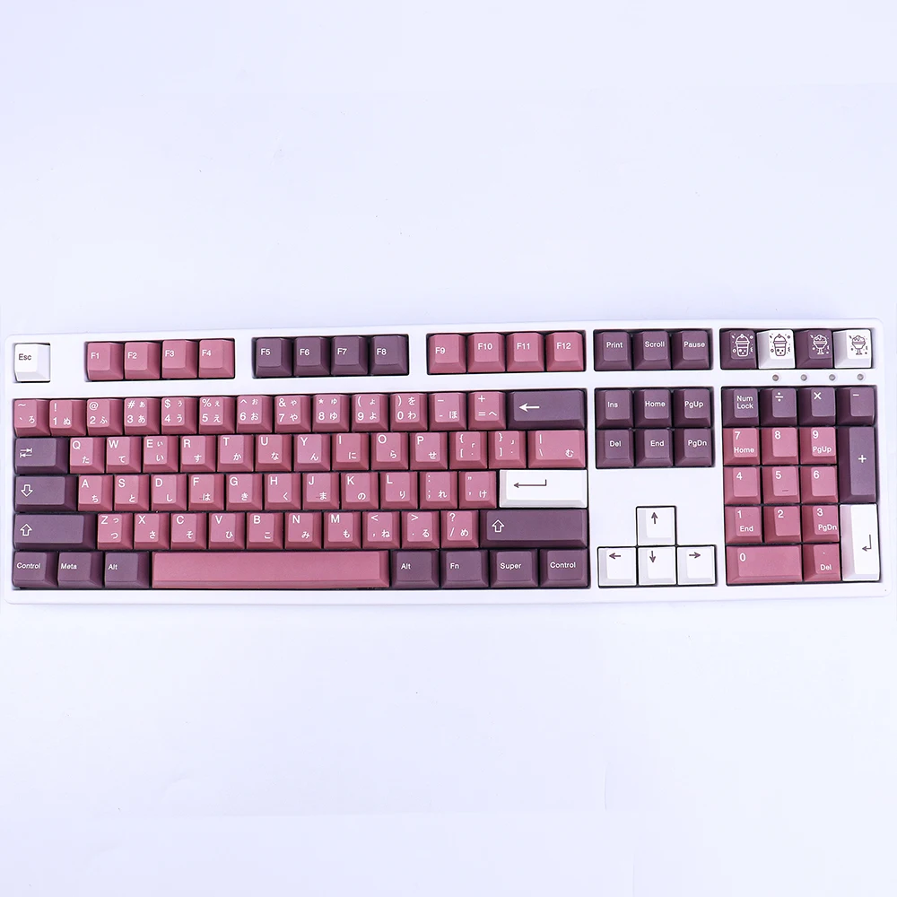 

PBT Keycap 130 Keys Cherry Profile DYE-SUB Personalized GMK Bingsu Keycaps For Mechanical Keyboard 61 64 84 108 Layout