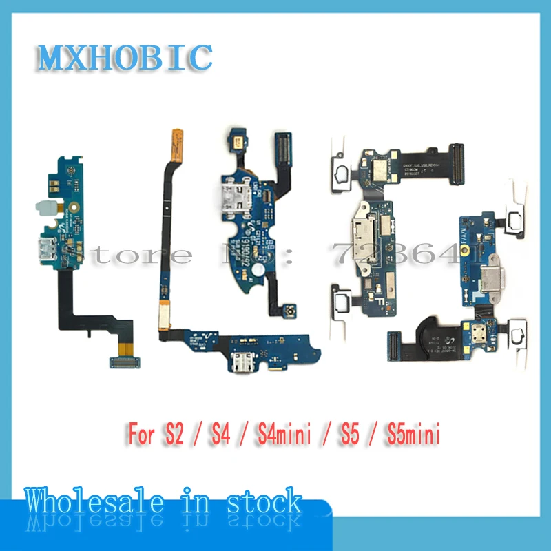 50 шт./лот зарядное устройство порт док-разъем гибкий кабель для Samsung Galaxy S5 S4 Mini S2