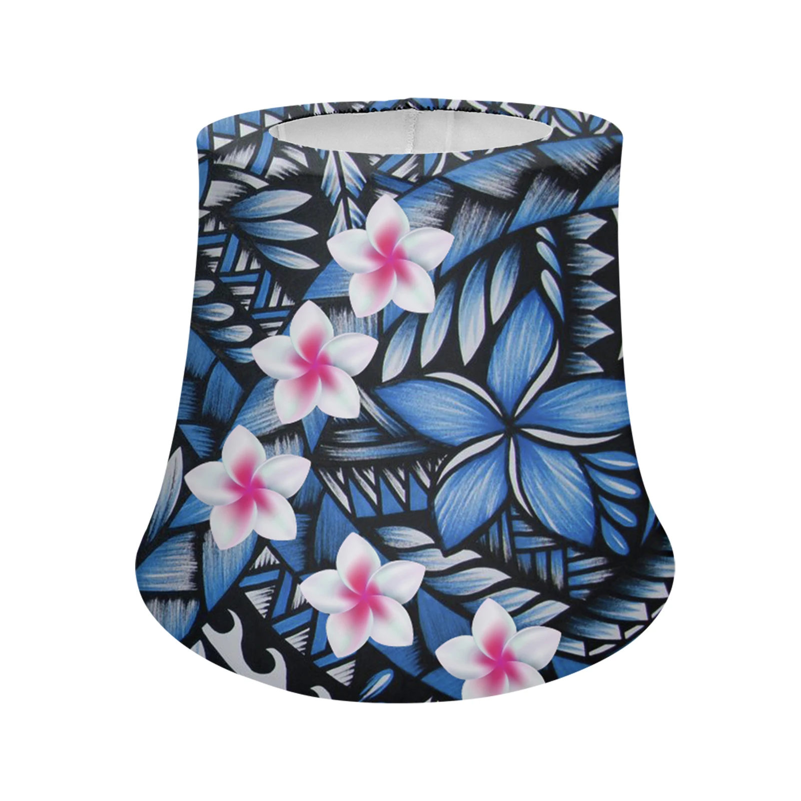 

Flower Lamp Shade Washable, Lampshade Fit Desk Lamp/Standing Lamp/Table Lamp 5.1" x 9.3" x 7.1" Polynesian Print Light Cover