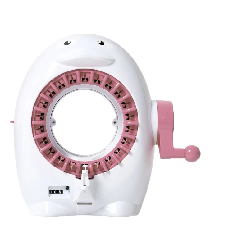 

22 Needles Handmade Wool Knitting Machine Cylinder Wool Loom Hand-knitted Scarf Sweater Hat Socks Pretend Play Educational Toys