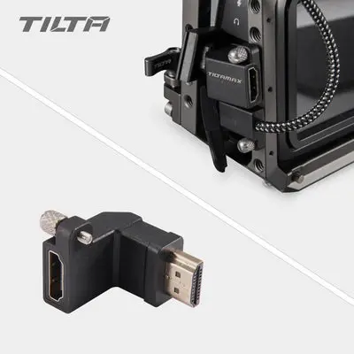 Tilta BMPCC 4K TA-T01-A-G Полная Клетка для камеры все аксессуары для камеры Blackmagic Верхняя ручка Боковая ручка F970 пластина - Цвет: HDMI Adapter