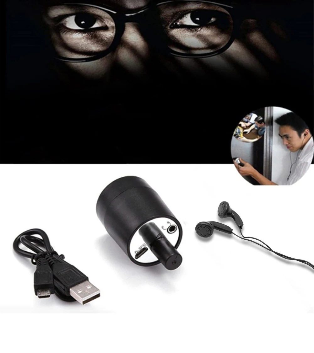 

High Strength Wall Microphone Voice Listen Detecotor For Repair Oil Hearing Water Leakage Leaking For Engineer