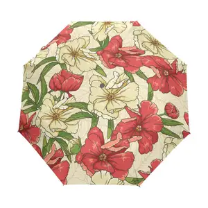 Женский водонепроницаемый Зонт с защитой от УФ-лучей, из 100% полиэстера