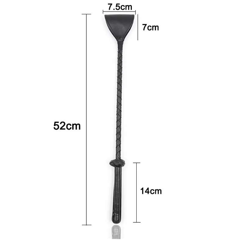 52 см шлепки искусственная кожа BDSM бондаж хлыст с меч рукояткой ненатуральные