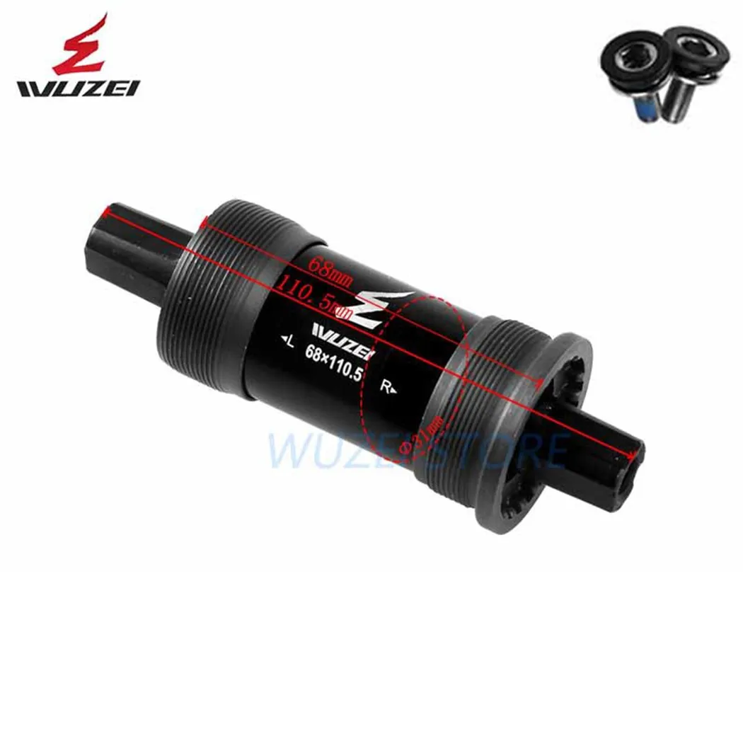 

Square Taper Bottom Bracket Threaded 103~127.5mm 68mm Accessories Bike
