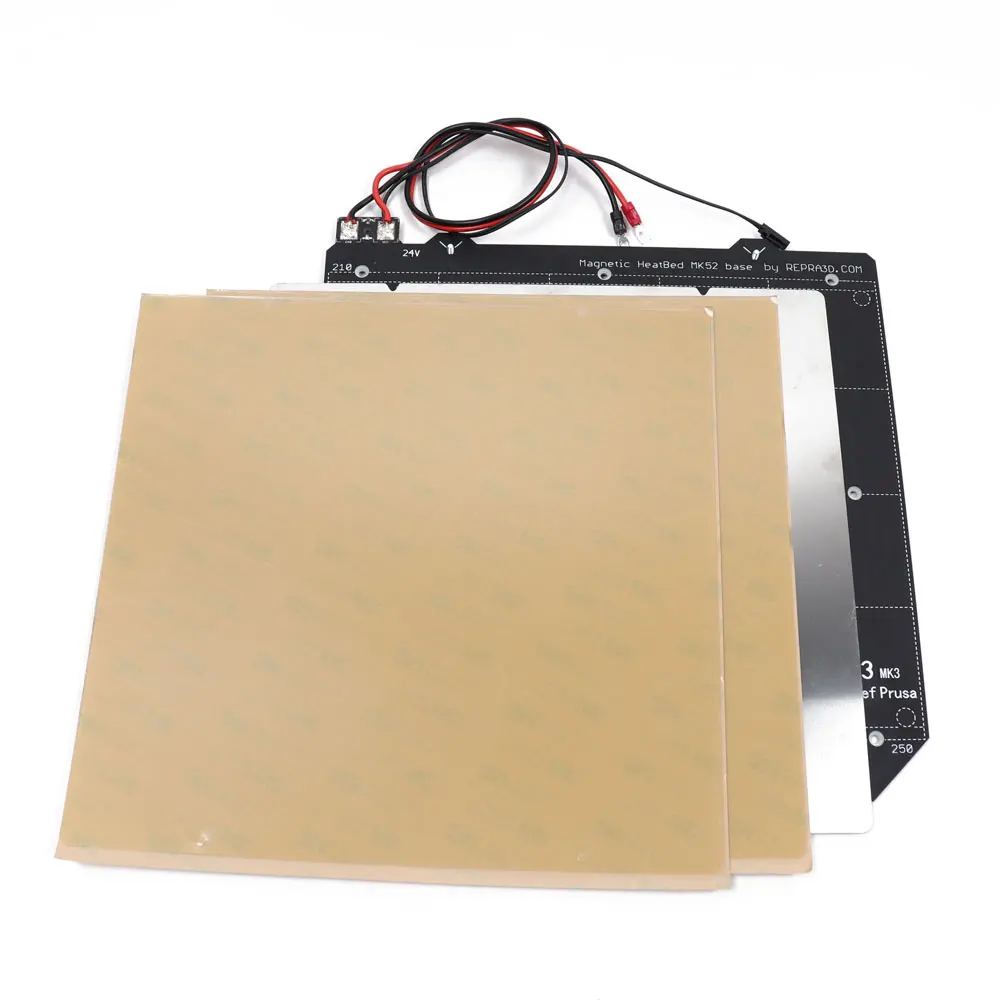 3d принтер Prusa i3 MK3 магнитный MK52 Горячий кронштейн 24 В в сборе со стальным листом и 2