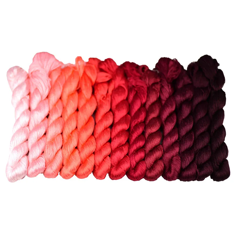 Su вышивка большая ветка натуральный шелк нить обернутая Бархат Вышивка Сделай