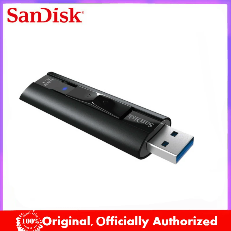 Sandisk USB флеш накопитель 128 ГБ высокоскоростной 256 твердый U диск 3 1 на ключи память