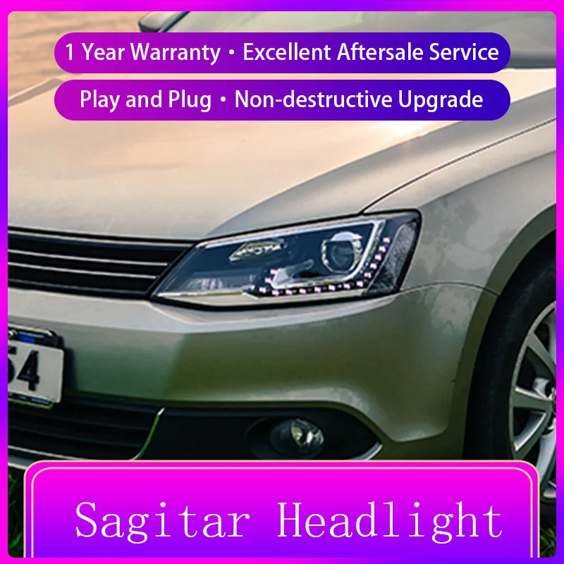 

Car Lights For Volkswagen Sagitar Front Light 2012-2016 LED headlightLED Headl Lamp For Jetta MK6 / Sagitar