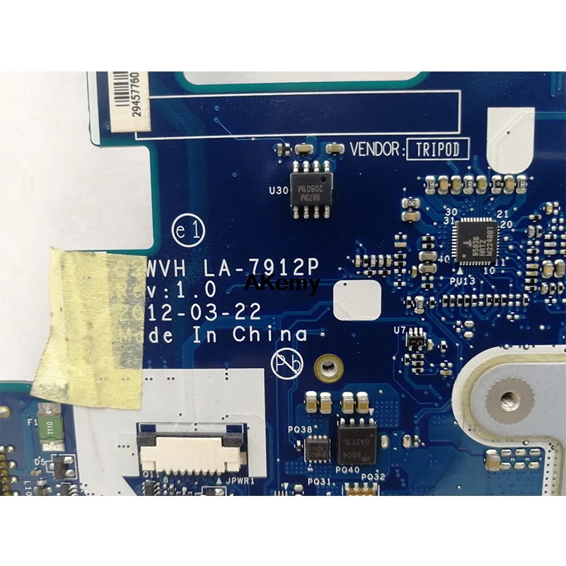 

LA-7912P motherboard fit For Acer Aspire E1-571G V3-571G V3-571 motherboard Q5WV1 LA-7912P HM77 PGA989 Test