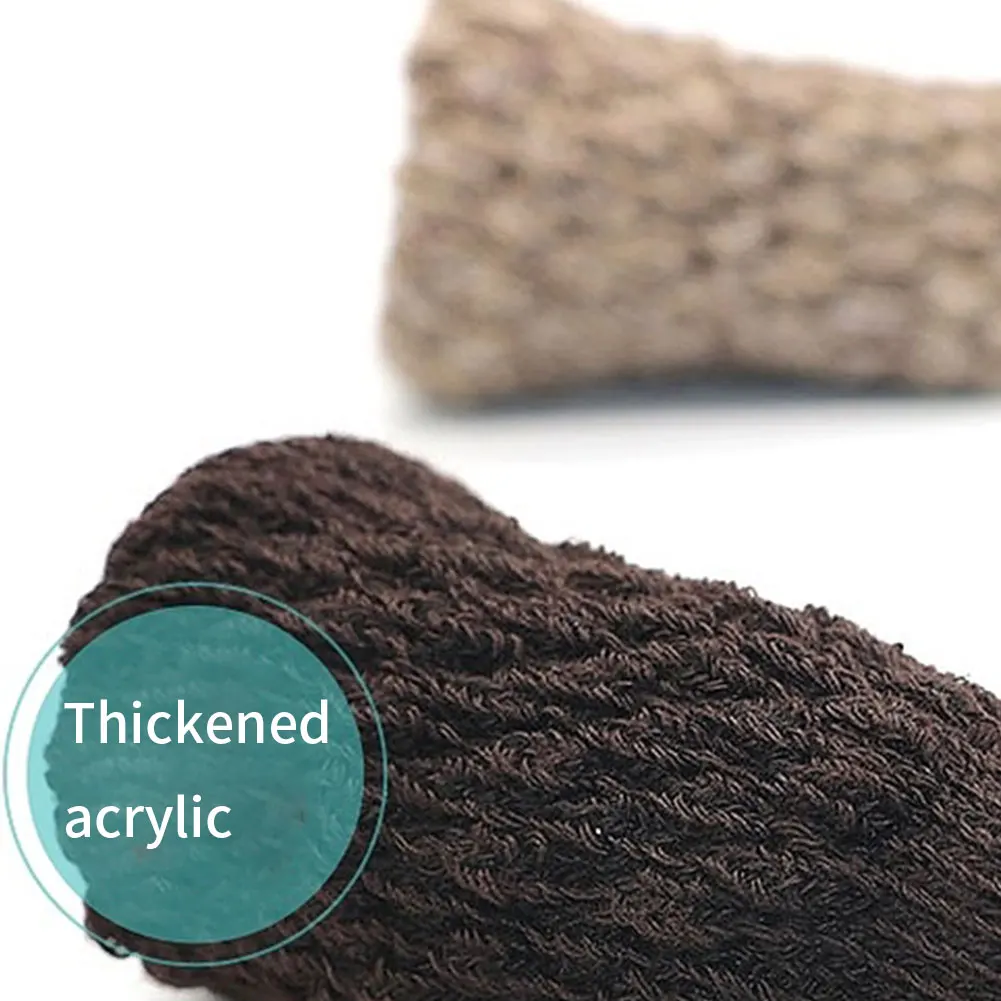 

24PCS Knitted Chair Socks Elastic Chair Leg Feet Covers Non-Slip Thick Furniture Feet Rubber Shoes For Protect Tile Floor