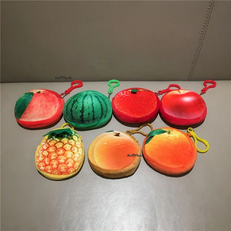 Маленький мини прибл. 8 м 7 цветов-милый ананас и т. Д. плюшевый Кошелек |