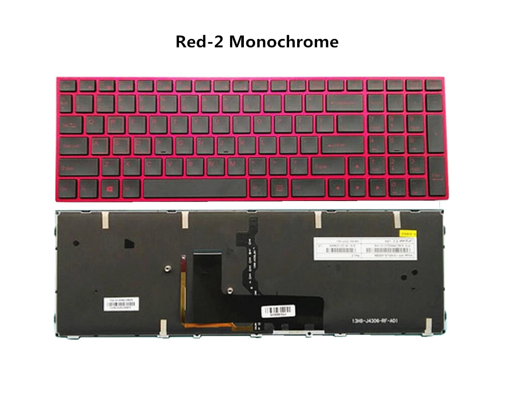 Новая монохромная клавиатура с RGB-подсветкой для ноутбука Hasee Z6 Z7 Z7M Z8 G6 G7 G8 Clevo P650