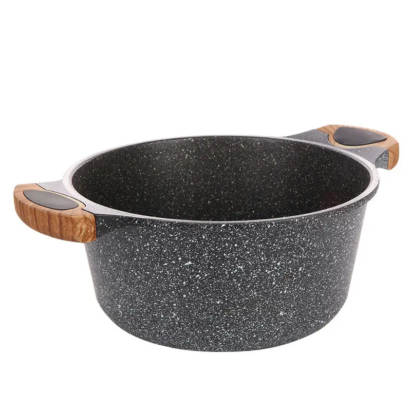 

Soup Pot Non-stick Soup Pot Noodle Pot Stew Pot Hot Pot Shabu-shabu Soup Pot Induction Cooker Gas Stove Universal Cast Iron