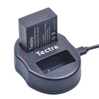 2x1400 мАч DMW-BLC12 BLC12E сменный литий-ионный аккумулятор + двойное зарядное устройство для Panasonic FZ1000 FZ200 FZ300 G5 G6 G7 GH2 BLC12 GH2,GX8