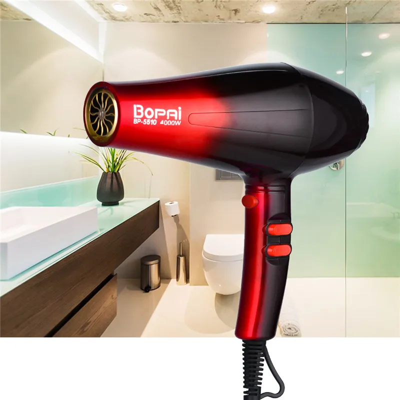 High Power 4000W Professional Hair Dryers For Hairdresser Barber Salon Negative Ion Ionic Blow Dryer Fast Styling Hair Blower