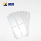 Shengshijie, 25*50 мм, 1*2 дюйма, 100 шт., серебряные клейкие стикеры для самостоятельной сборки, стразы, полосатая пленка для карт