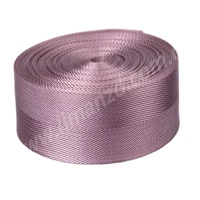 new high quality light purple color 1 5 inch 38mm wide 1 35mm thickness for bag strap 50 yardslot 100 nylon webbing bag strap