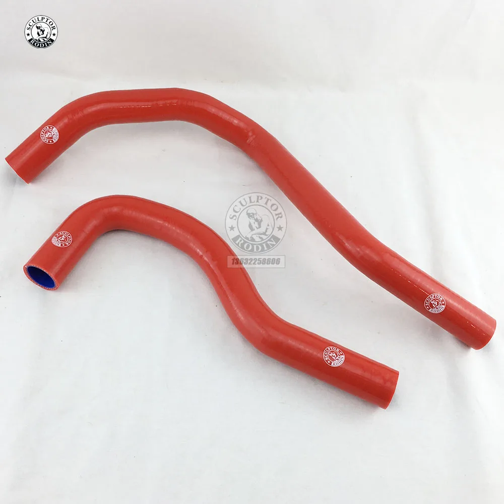 K8-60 RED Силиконовый шланг радиатора подходит для Honda CRX 88-91 ED7/9 D16A9(2 шт) красный/синий/черный - Цвет: K8-60 RED