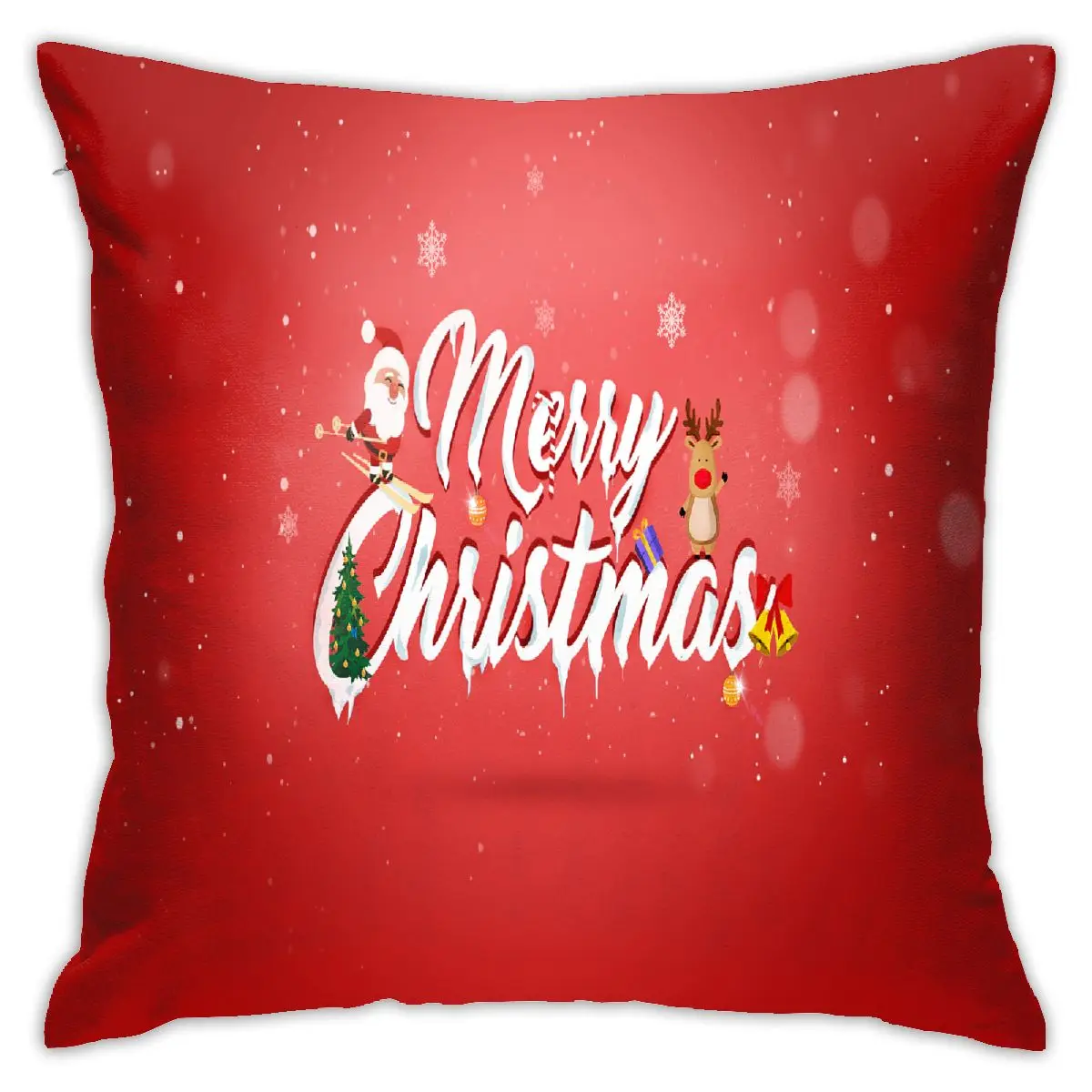 

1pc Red Merry Christmas Pillowcase Christmas Ornaments Xmas Decoration for Home 2021 New Year Gifts Xmas Santa Claus
