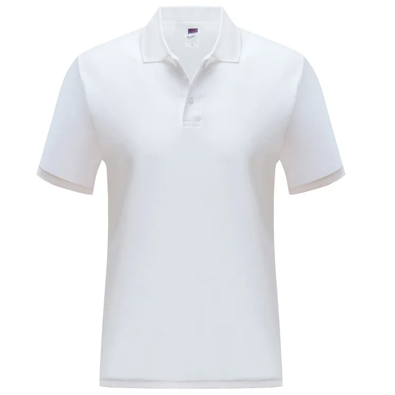

2021 new cotton lapel t-shirt summer casual short sleeves