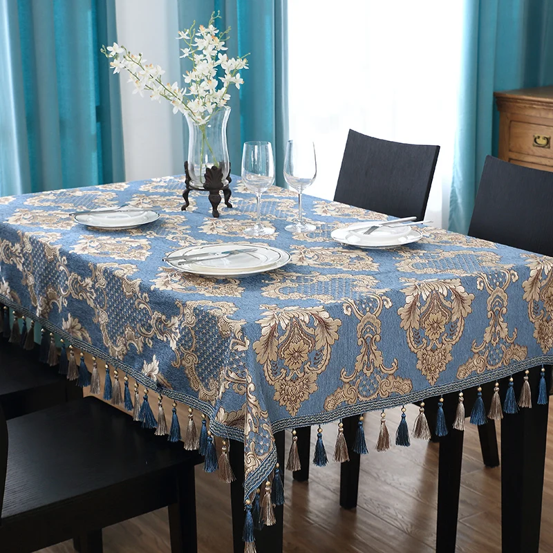 

New beauty Europe tassel tablecloths table cloth mat cover home desk dinner table mat wedding romantic Dec MF070