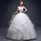 Свадебное платье Gryffon, классическое кружевное бальное платье принцессы без бретелек, без бретелек, размера плюс