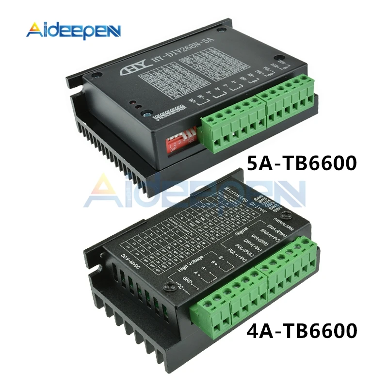 Одноосевой Драйвер шагового двигателя 4A 5A TB6600 плата контроллера для
