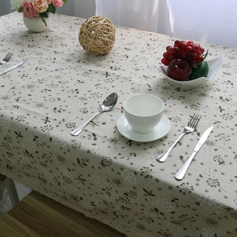 Декор для дома, настольный скатерть из льна и кружева, прямоугольная скатерть для обеденного стола, скатерть s obres Tafelkleed mantel mesa nappe