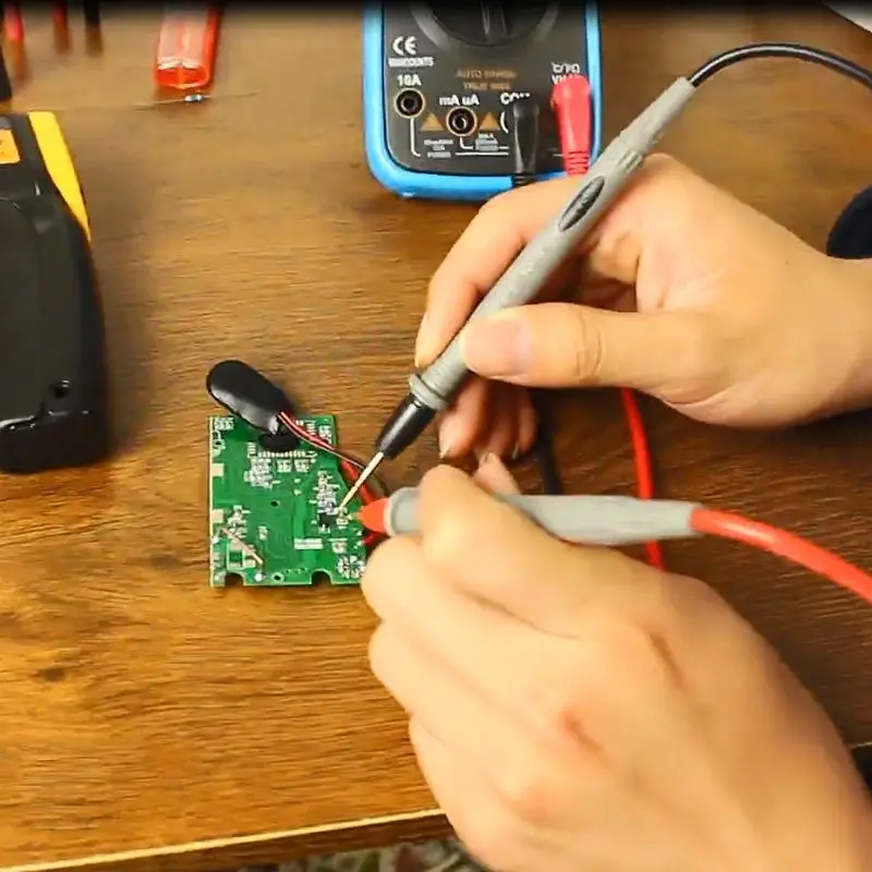 Универсальный мультиметр тестовые наконечники с чипами аллигатора тестовый er