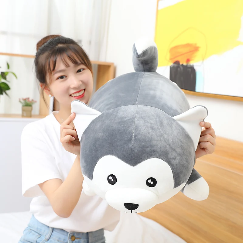 

Hot 1PC 35/42/60CM New Large Husky Plush Toy Cute Soft Dog Stuffed Doll Kid Toy Sleeping Pillow Girlfriend Child Birthday Gift