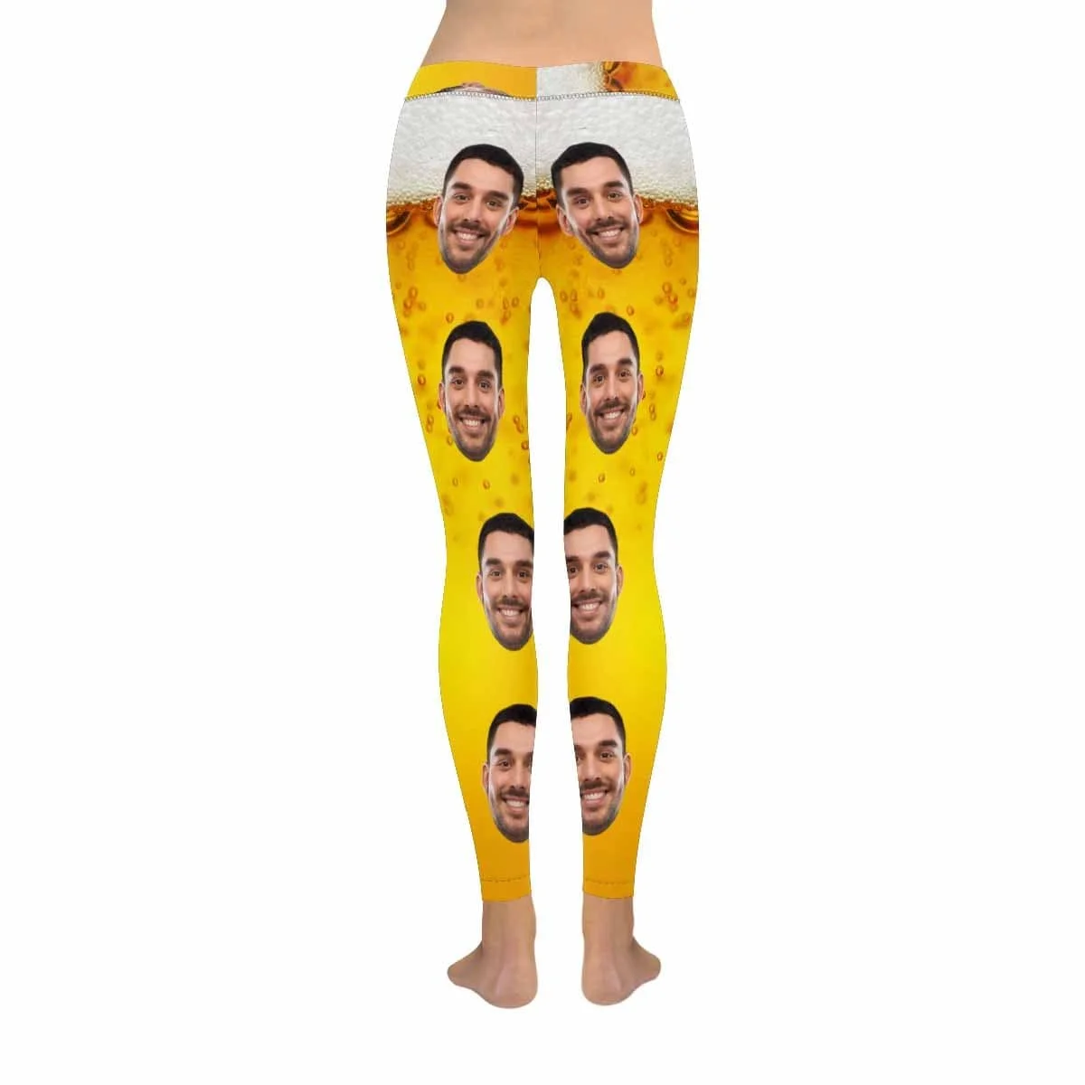 

Custom Face Beer All-Over Low Rise Yoga Leggings