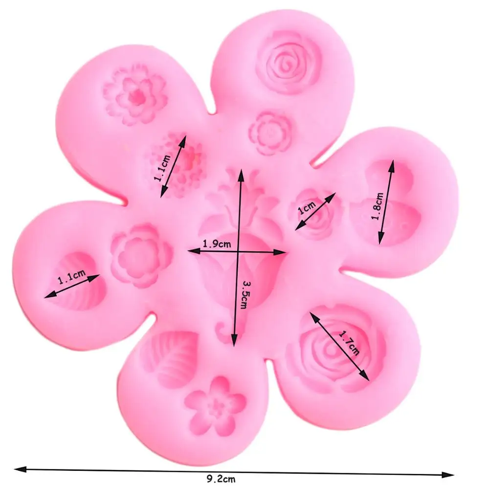 DIY Детские вечерние силиконовые формы Сказочный Сад Девушка листья цветок