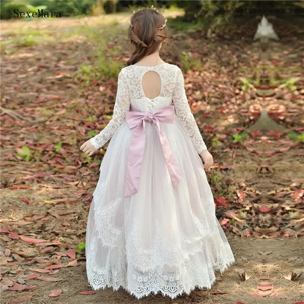 Бежевое кружевное ТРАПЕЦИЕВИДНОЕ ПЛАТЬЕ с цветочным принтом для свадебной