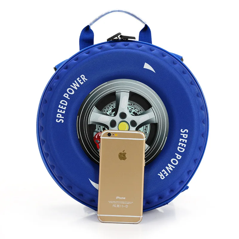 Детский сад 3D автомобиль детская школьная сумка симпатичный рюкзак на колесиках