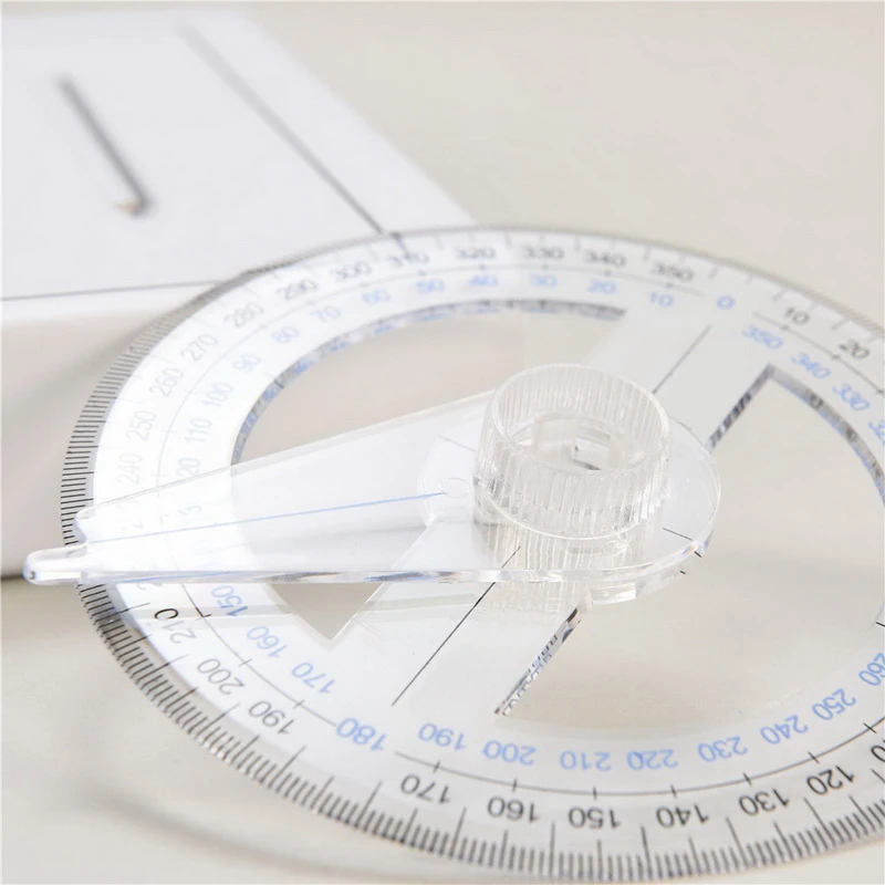 Указка линейка транспортир угломер качели для школы и офиса круглая 360 градусов |