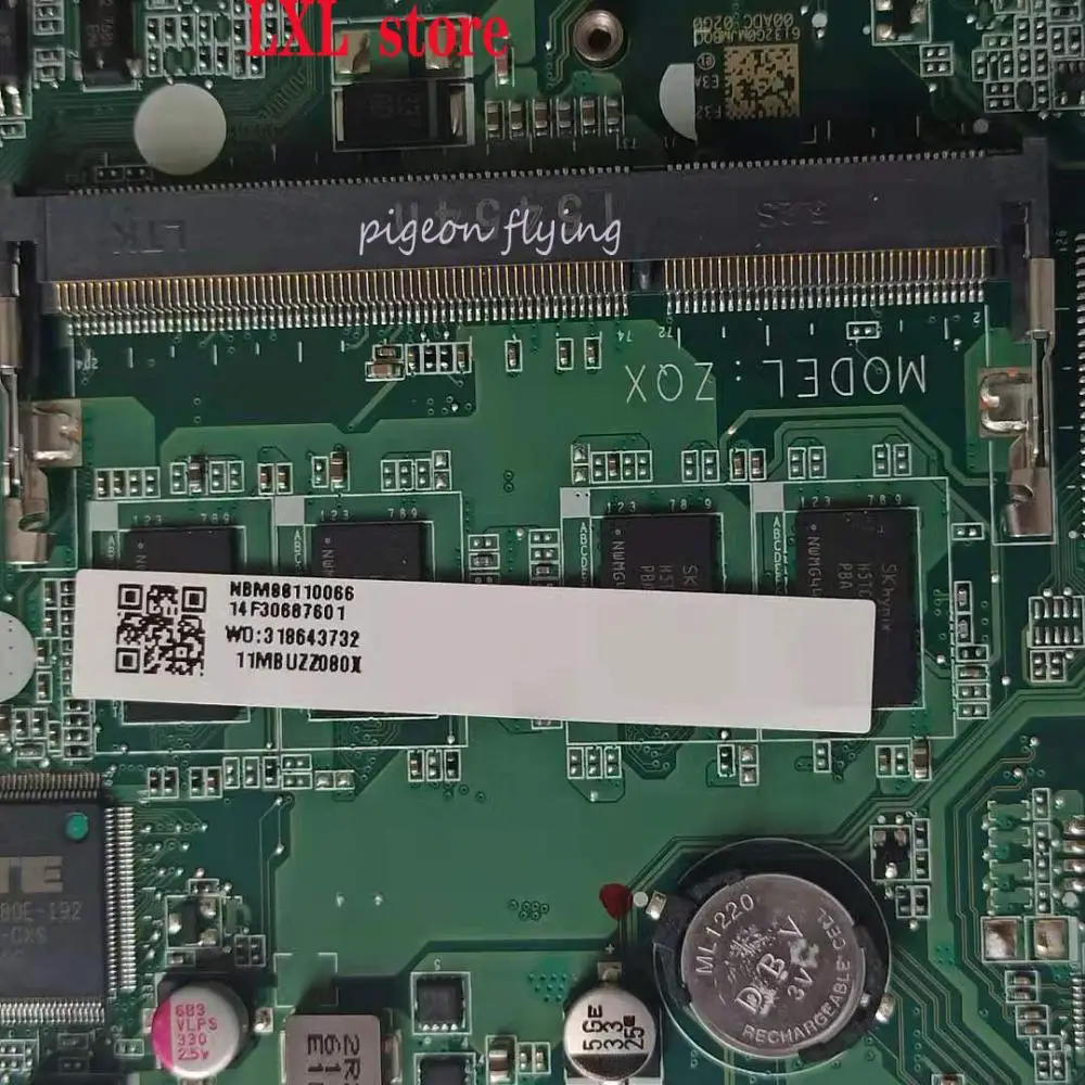 

ZQX DA0ZQXMB8E0 REV:E for Acer Aspire R3-471T R3-471 motherboard Mainboard NBM88110066 CPU:Core i3 RAM DDR3 4GB 100% testOK