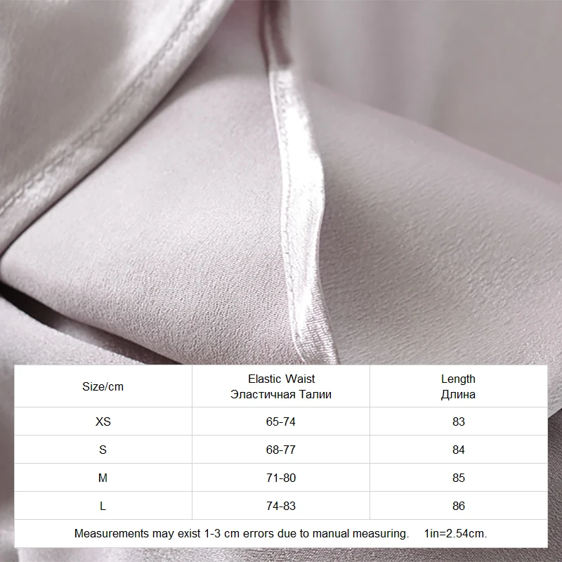 

Skirts Womens 2020 High Street Fashion Satin Skirt Women Summer Skirt Elastic High Waist A-Line Midi Skirt Woman Clothes Jupe