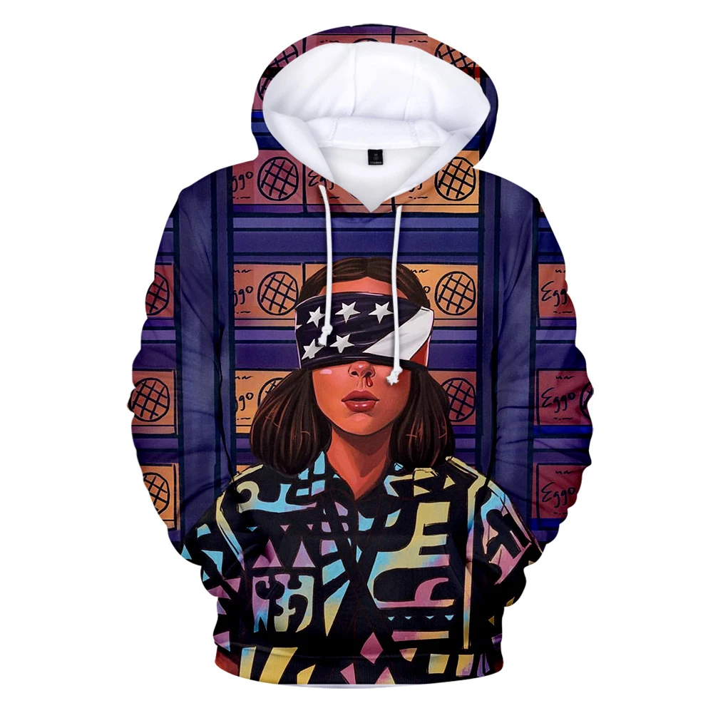 

Hot US TV Series Stranger Things 3D Hoodies Men/Women Sweatshirt Fashion Harajuku Style Sweatshirts Pullovers Streetwear Hooded