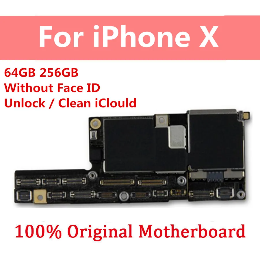 Материнская плата для iPhone X без лица ID 100% разблокировка материнская с полным