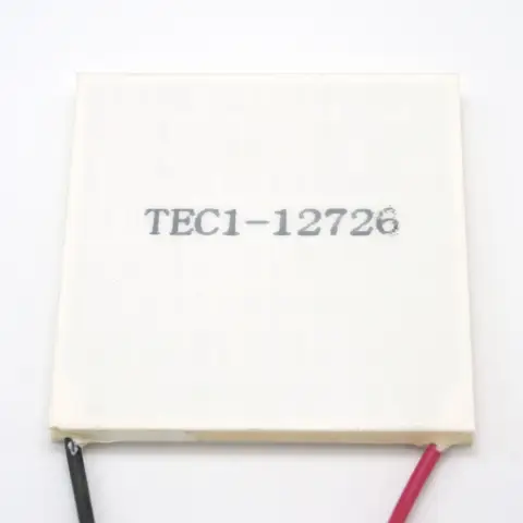 TEC1-12726 50x50 мм теплоотвод, Термоэлектрический охладитель Пельтье, охлаждающая пластина, охлаждающий модуль - изображение