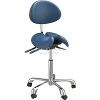 lifting rotating computer chair ergonomic dentist chair saddle chair seat adjustment waist support two part cushion office chair