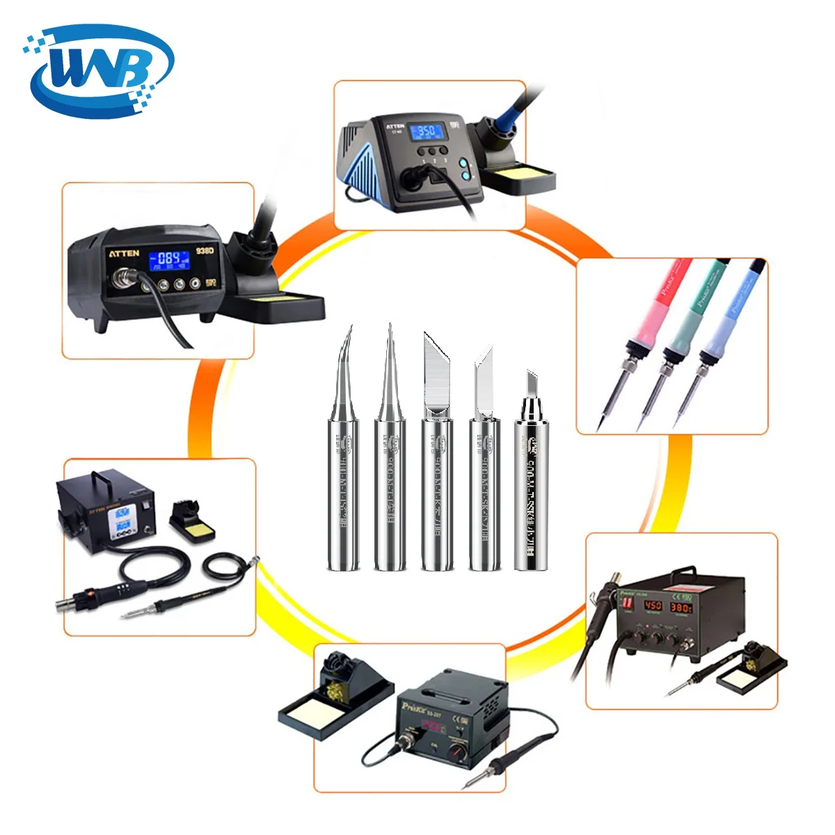 WNB бессвинцовый наконечник паяльника из медного алюминиевого сплава с
