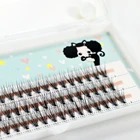 1 коробка 20D 0.05C отдельные ресницы готовые веер объём кластера ресниц Россия изгиб норковые ресницы Инструменты для наращивания макияжа